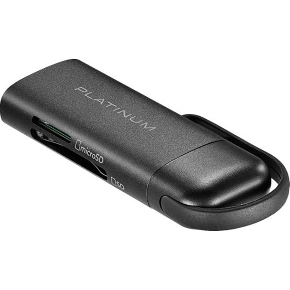 Platinum™ - UHS-I USB 3.2 Gen 1 Memory Card Reader - Black - Picture 4 of 5